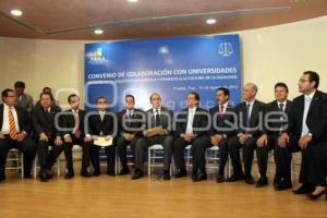 CONVENIO CON UNIVERSIDADES PARA EL FOMENTO DE LA LEGALIDAD
