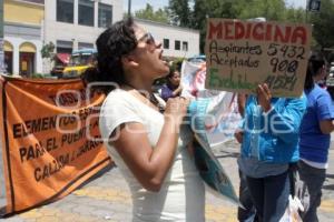 MANIFESTACIÓN RECHAZADOS