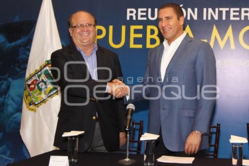 REUNIÓN GOBERNADOR ELECTO MORELOS Y GOBERNADOR DE PUEBLA