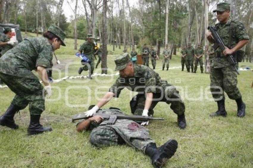 DEMOSTRACIÓN MÉDICA MILITAR