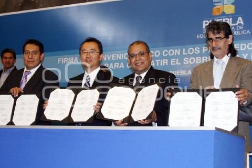 CONVENIO SEP CONTRA OBESIDAD INFANTI
