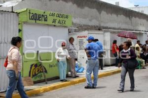 REORDENAN CASETAS EN AGUA SANTA