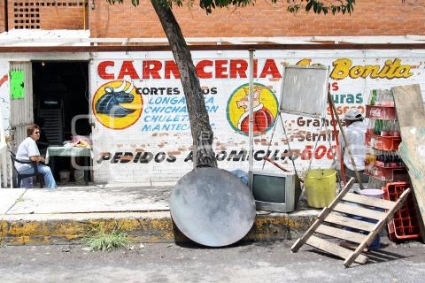 REORDENAN CASETAS EN AGUA SANTA