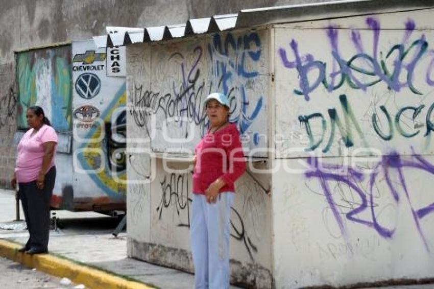 REORDENAN CASETAS EN AGUA SANTA