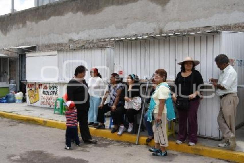 REORDENAN CASETAS EN AGUA SANTA