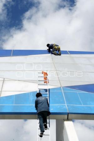 REPARAN TECHO ESTADIO CU