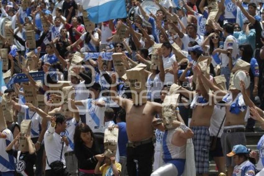 FUTBOL . PUEBLA VS SAN LUIS