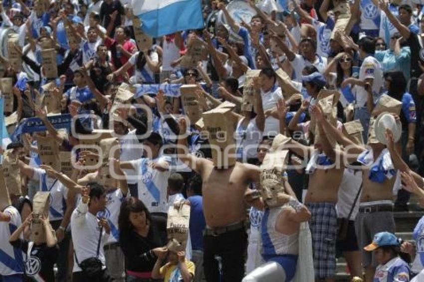 FUTBOL . PUEBLA VS SAN LUIS