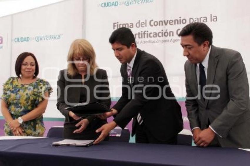 FIRMA DE CONVENIO AYUNTAMIENTO-CALEA