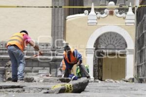 OBRAS EN SAN JOSÉ . CORREDOR TURÍSTICO