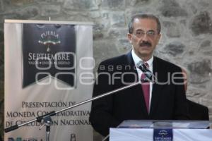 MONEDA CONMEMORATIVA 15O ANIVERSARIO LUCTUOSO IGNACIO ZARAGOZA