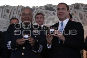 MONEDA CONMEMORATIVA 15O ANIVERSARIO LUCTUOSO IGNACIO ZARAGOZA