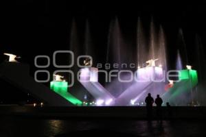 ILUMINACIÓN FUENTES FIESTAS PATRIAS