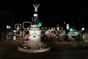 ILUMINACIÓN AVENIDA JUAREZ Y FUENTES