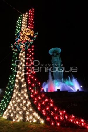 ILUMINACIÓN AVENIDA JUAREZ Y FUENTES