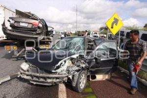 ACCIDENTE AUTOPISTA PUEBLA-MÉXICO