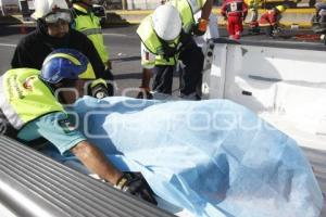 ACCIDENTE AUTOPISTA PUEBLA-MÉXICO