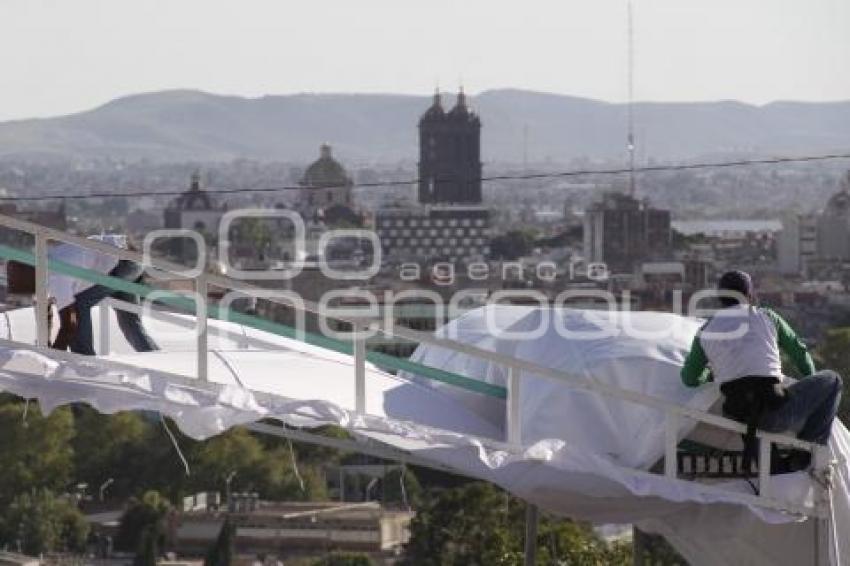 PREPARATIVOS EN LOS FUERTES