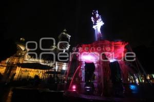 ILUMINACIÓN FUENTES Y PALACIO MUNICIPAL