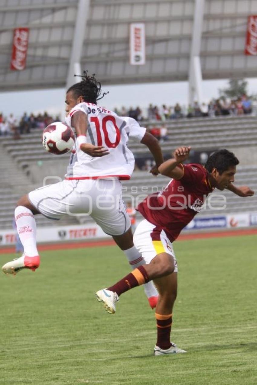 FUTBOL.LOBOS BUAP VS ESTUDIANTES TECOS