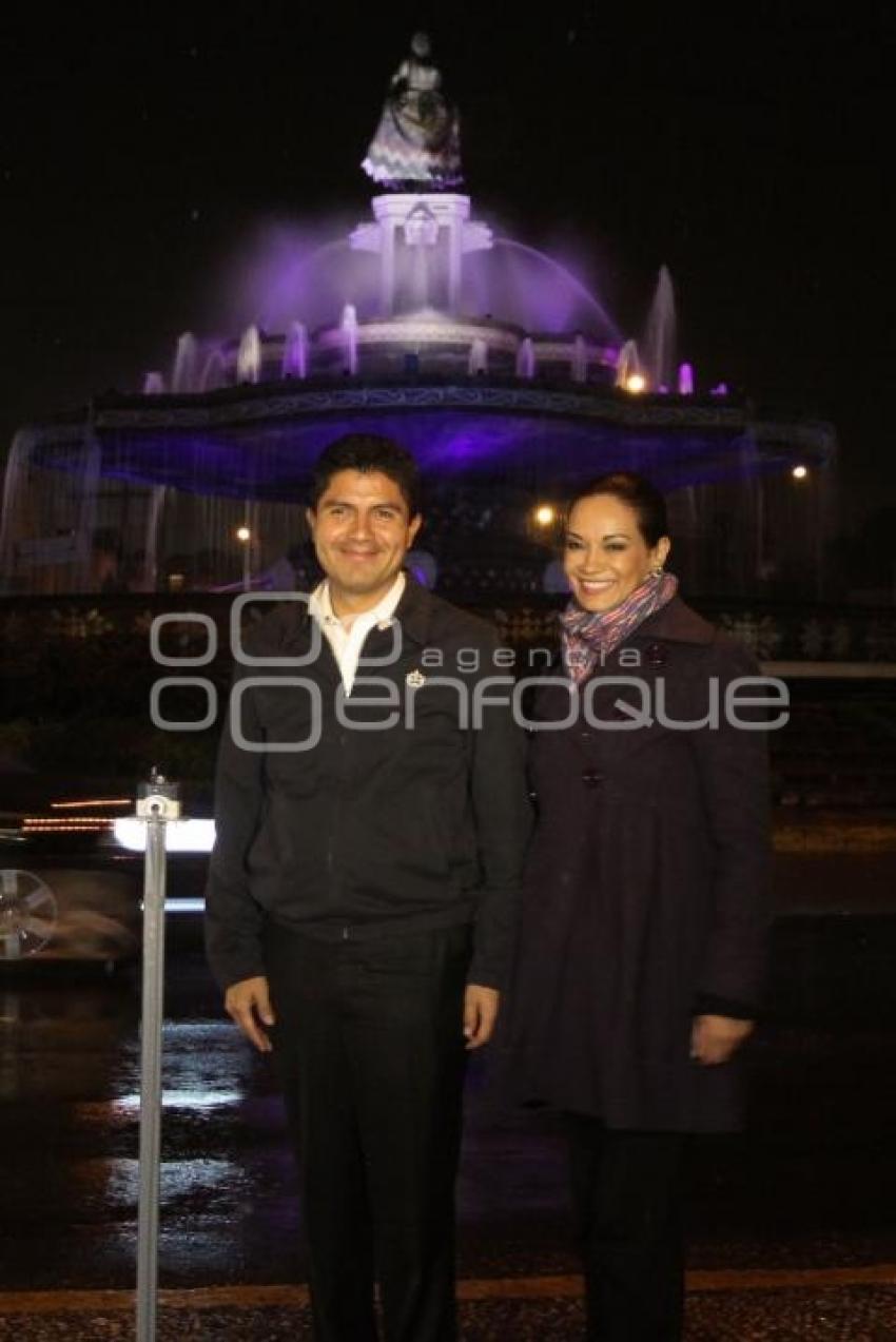 ILUMINACIÓN FUENTES Y PALACIO MUNICIPAL