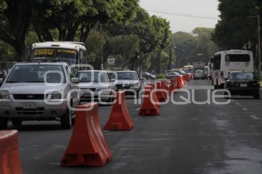 CIERRE EN UN SENTIDO BULEVAR 5 DE MAYO