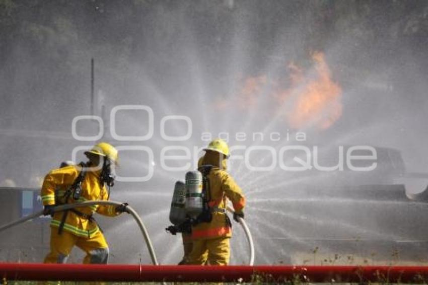 SIMULACRO INCENDIO. EMPRESA BASF