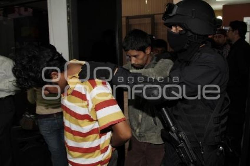 PRESENTAN BANDA DE SECUESTRADORES