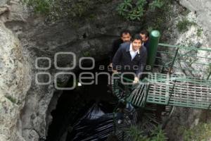 EDUARDO RIVERA SUPERVISA OBRA EN EL CUEXCOMATE