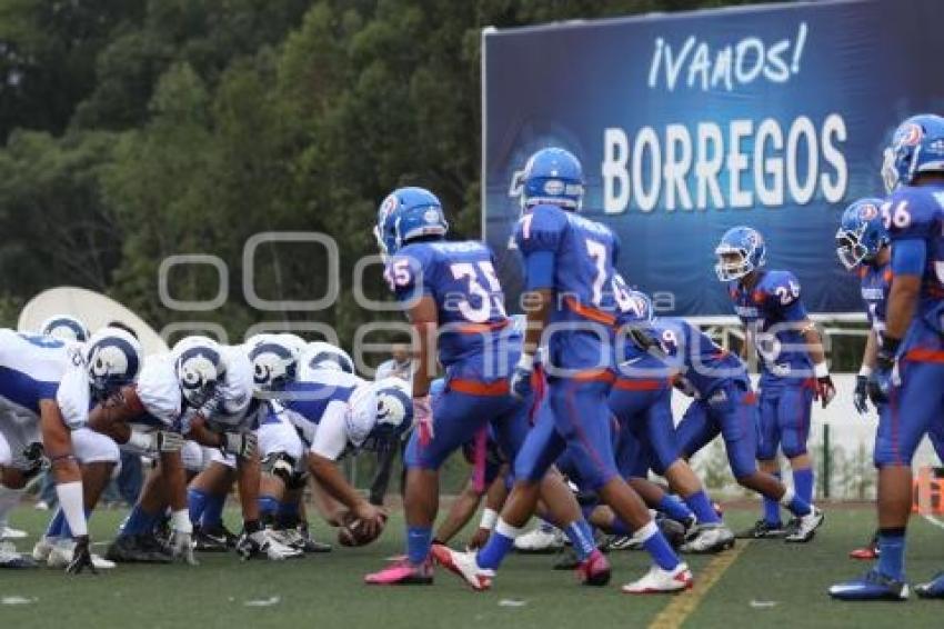 FÚTBOL AMERICANO. BORREGOS PUEBLA VS BORREGOS MTY