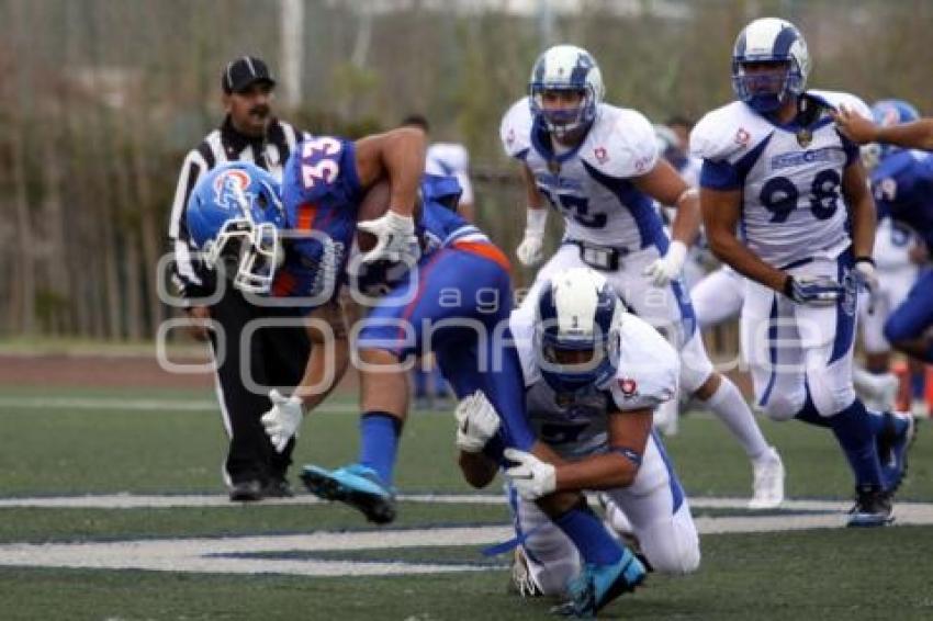 FÚTBOL AMERICANO. BORREGOS PUEBLA VS BORREGOS MTY