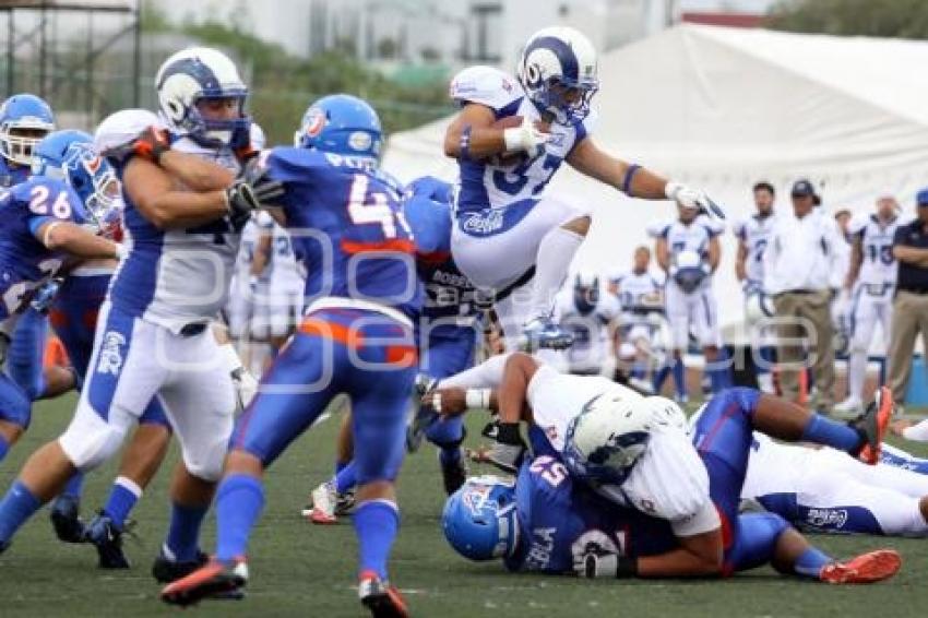 FÚTBOL AMERICANO. BORREGOS PUEBLA VS BORREGOS MTY