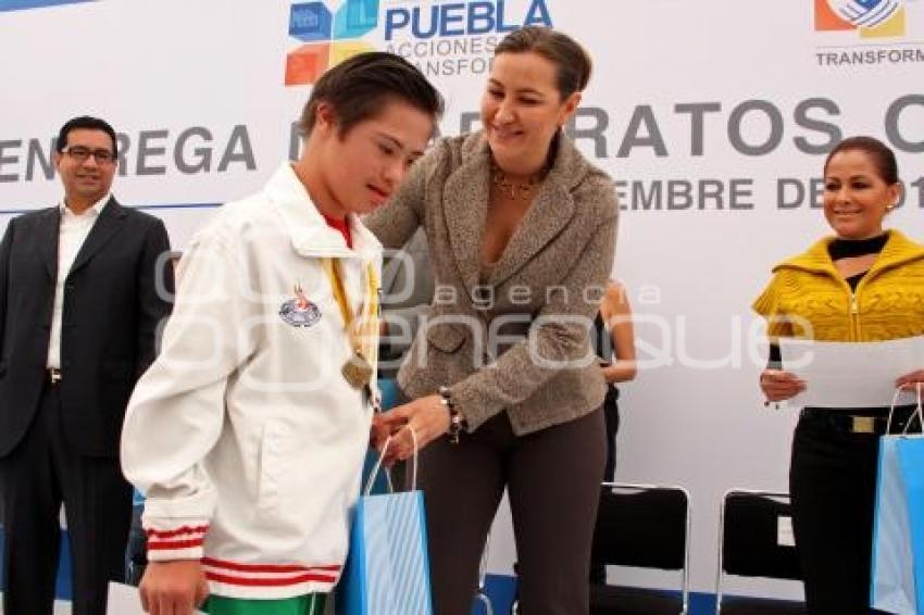 ENTREGA DE APARATOS ORTOPÉDICOS