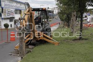 OBRAS DEL NODO DEL BULEVAR VALSEQUILLO Y 5 DE MAYO