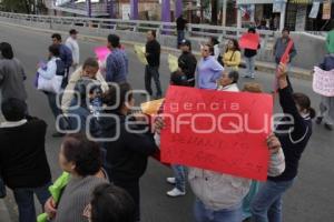 CIERRAN 14 SUR POR CONFLICTO RUTAS TRANSPORTE