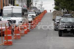 OBRAS DEL NODO DEL BULEVAR VALSEQUILLO Y 5 DE MAYO