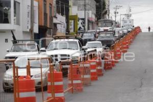 OBRAS DEL NODO DEL BULEVAR VALSEQUILLO Y 5 DE MAYO