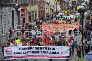 MARCHA EN CONTRA DE LA REFORMA LABORAL