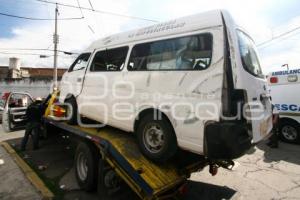 ACCIDENTE CON TRANSPORTE PÚBLICO