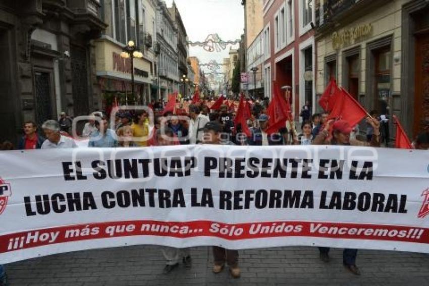 MARCHA EN CONTRA DE LA REFORMA LABORAL