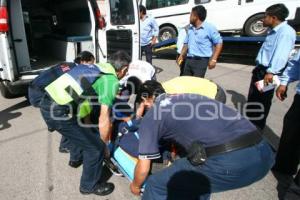 ACCIDENTE CON TRANSPORTE PÚBLICO