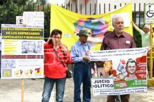 PROTESTA POR LA REFORMA LABORAL