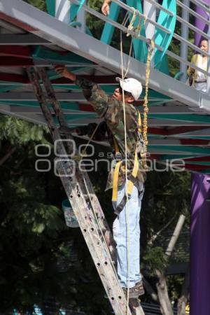 PINTAN PUENTE PEATONAL