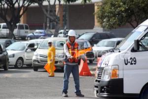 TRÁFICO POR OBRA BULEVARD 5 DE MAYO