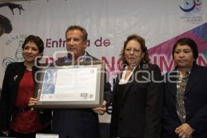 RECIBE BUAP RECONOCIMIENTO DE EQUIDAD DE GÉNERO