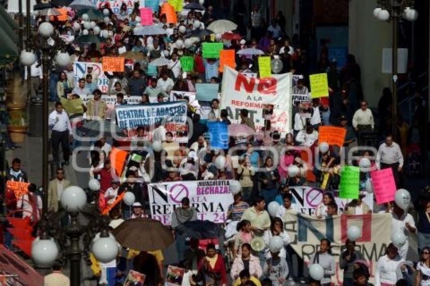 MANIFESTACIÓN EN CONTRA DEL ARTÍCULO 24