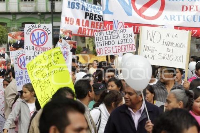 MARCHA CONTRA LA REFORMA DEL ARTÍCULO 24