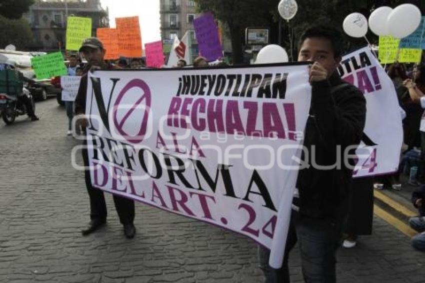 MARCHA CONTRA LA REFORMA DEL ARTÍCULO 24