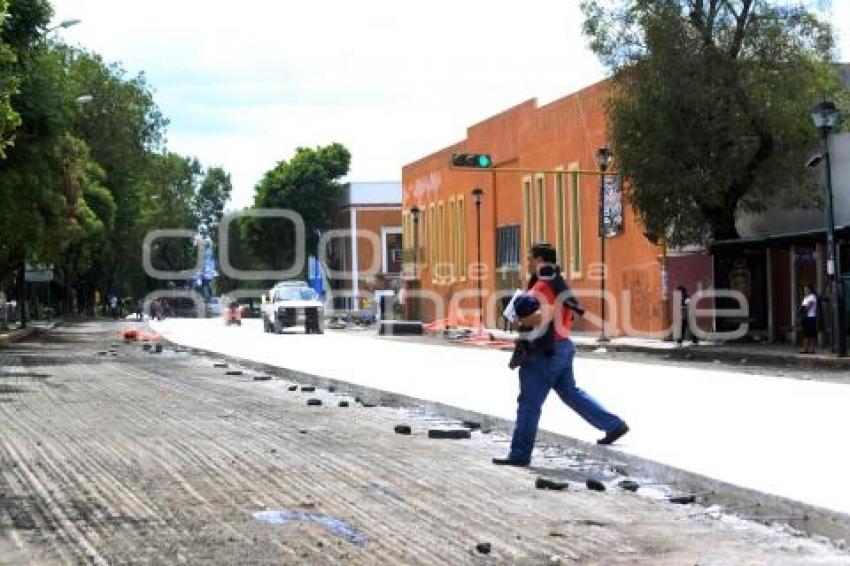 OBRA PAVIMENTO HIDRÁULICO BULEVARD 5 DE MAYO