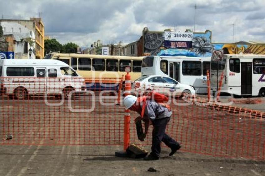 OBRA PAVIMENTO HIDRÁULICO BULEVARD 5 DE MAYO